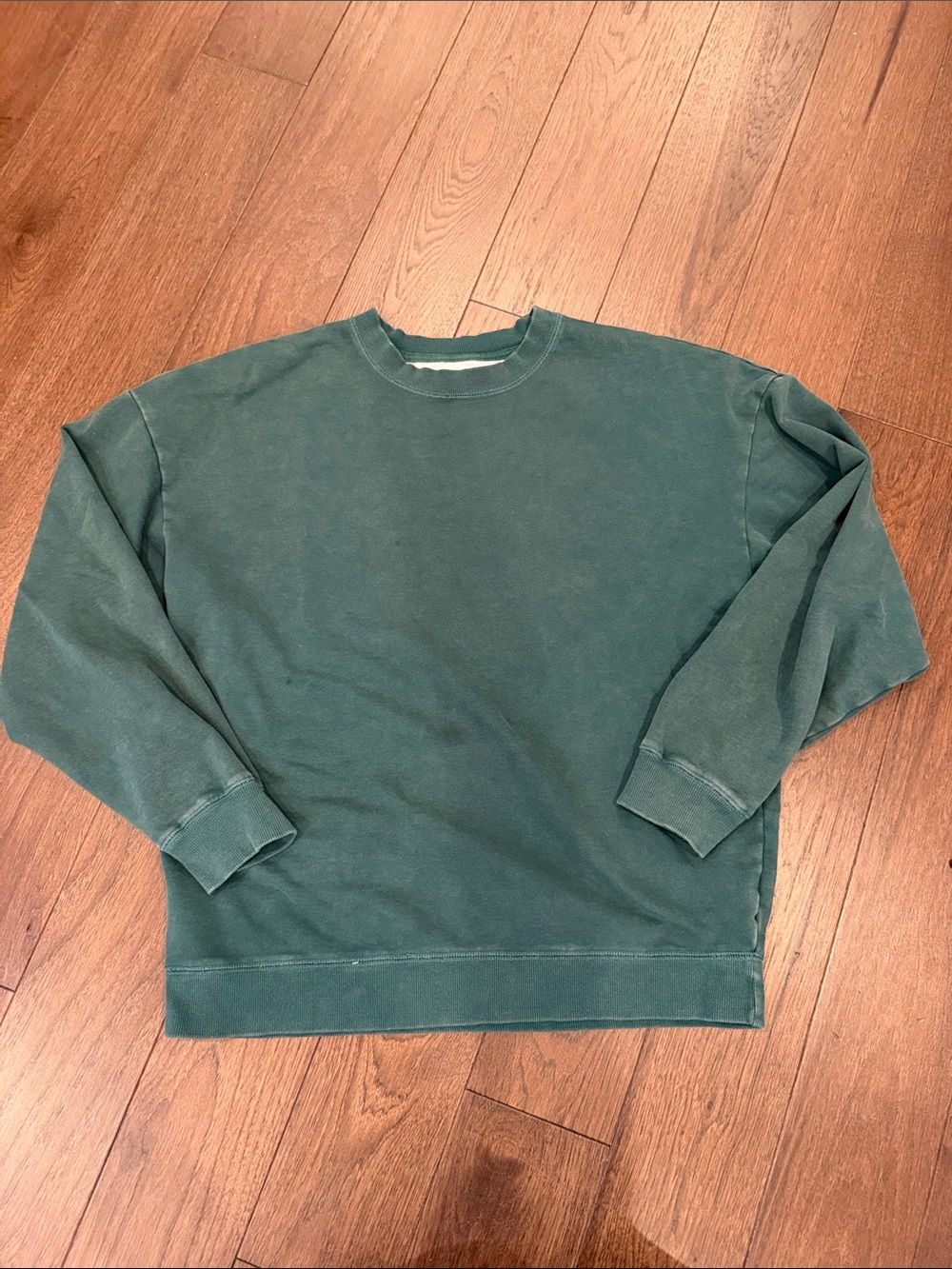 Original Use Men's Crewneck Sweater in Dark Green Size Medium - C27-167